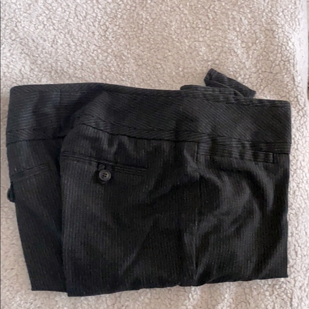 Maurices black with pinstripes slacks